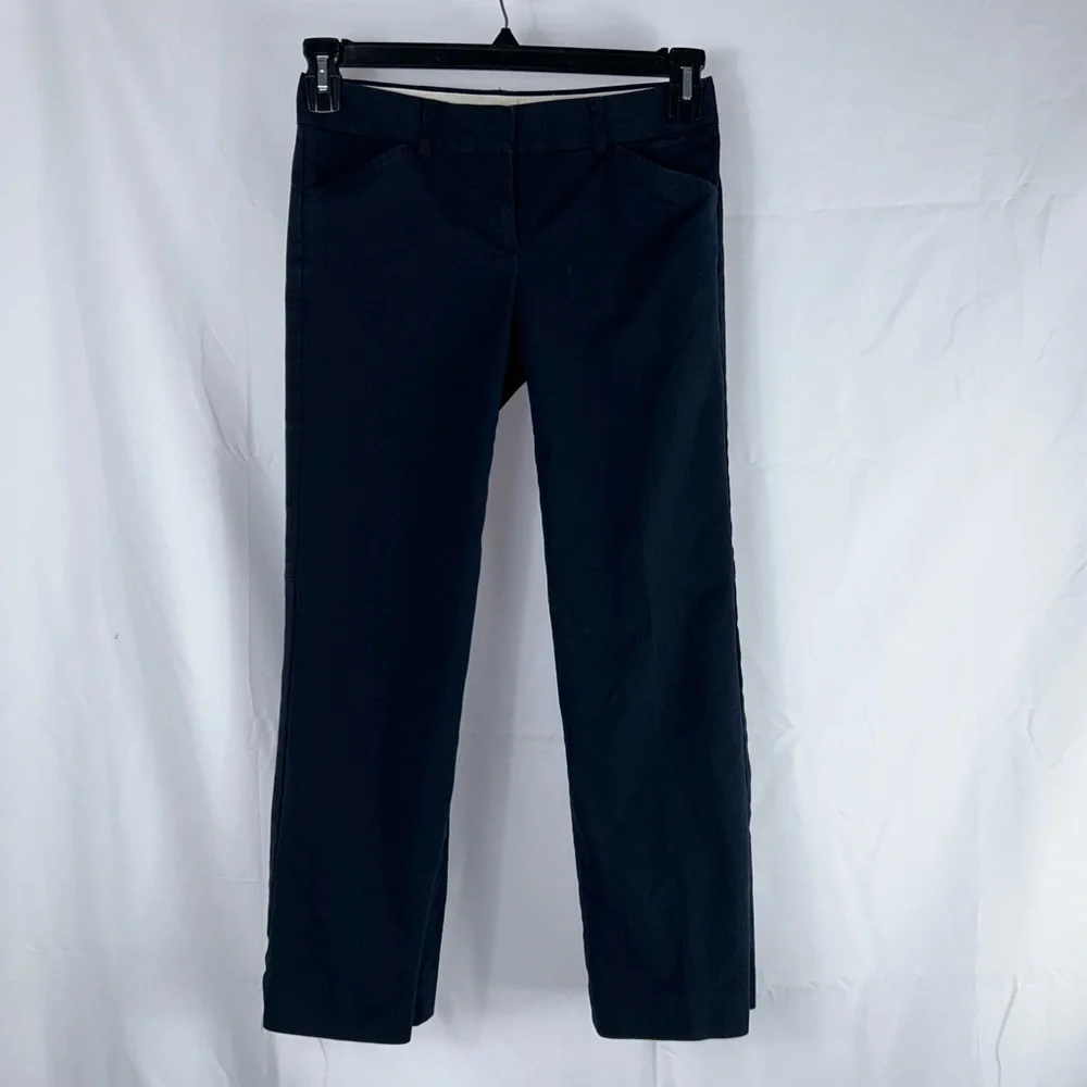 Theory Dress Pants Straight Leg Low Rise Trousers Business Slack Pants Vintage